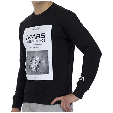 Felpa Basic Da Uomo Mars03s A Manica Lunga E Collo Tondo - Foto 5