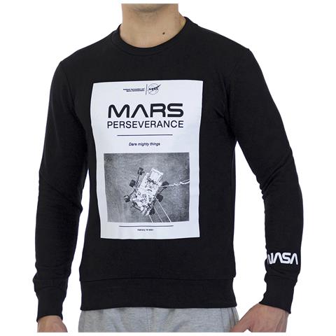 Felpa Basic Da Uomo Mars03s A Manica Lunga E Collo Tondo - Foto 1