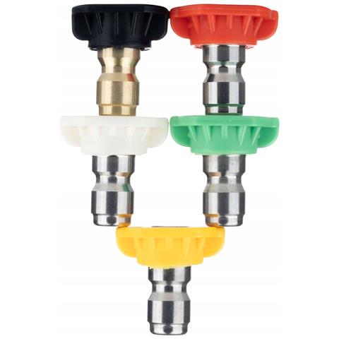 Set Di Ugelli Per Idropulitrice Jetspray 5x040 - Quick Connect 1/4"" | Angoli 0°-60° | Orifizio 0,040"" | Compatibile Con Lavor, Bosch Pro - Foto 2