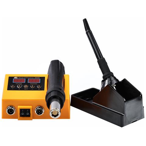 Stazione Saldante 2 In 1 Oh660 - Potenza 660w, Display Led, Compatibile Con Plastica | Set Completo Per Saldatura E Riparazione - Foto 8