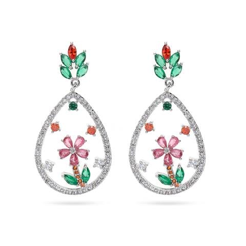 Orecchini a Goccia Floreali - Foto 5