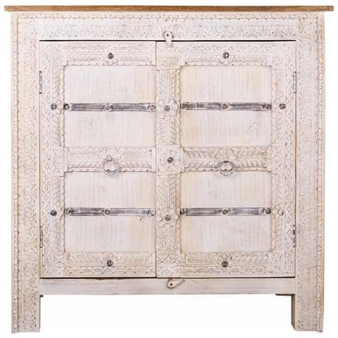 Mobile Da Ingresso In Legno Bianco 104x46x104h - Foto 2