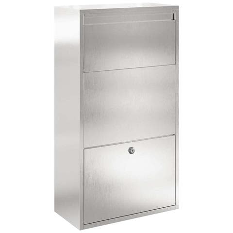 Cassetta per pacchi con archiviazione Argento 44 x 22 x 82 cm - Foto 1