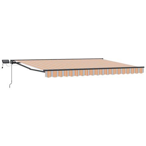 Cornice per Tenda Manuale con LED Blu e Arancione 4 × 3 m - Foto 1