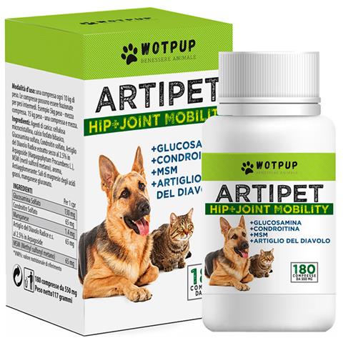 ArtiPet Integratore Naturale per Articolazioni Cani e Gatti 180 Compresse con Glucosamina Condroitina MSM e Artiglio del Diavolo - Foto 6