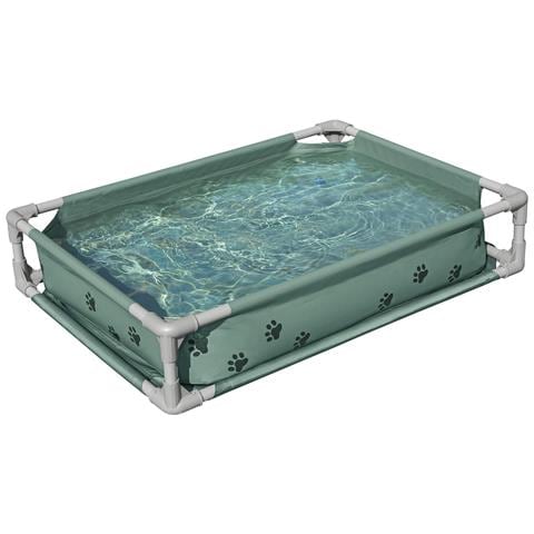 Piscina per giochi per animali domestici sopraelevata Verde - Foto 1