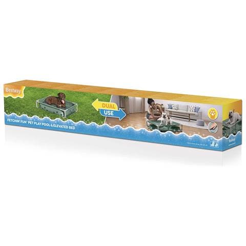 Piscina per giochi per animali domestici sopraelevata Verde - Foto 5