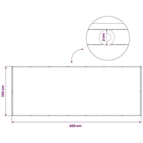 Schermo di Privacy per Balcone 150 x 400 cm - Foto 6