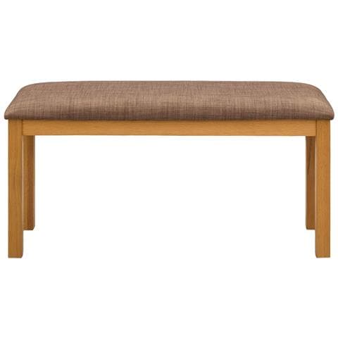 Panchina da pranzo 95 x 32 x 45 cm Legno di Quercia Massello - Foto 2