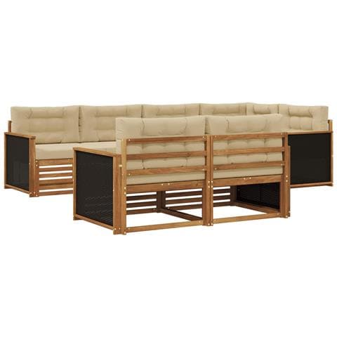 Set di divani da esterno con cuscino 7 pcs - Foto 1