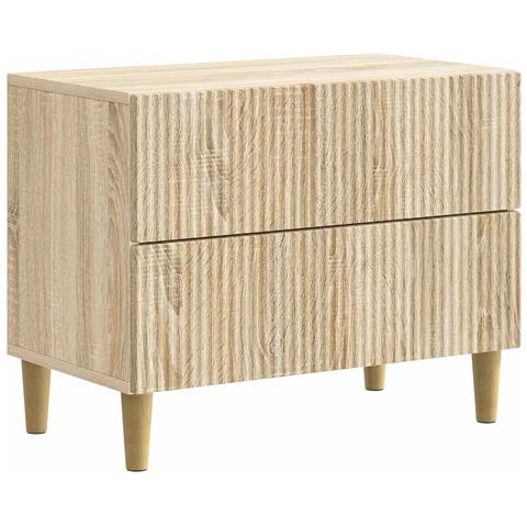 Armadio da Notte con cassetto Rovere Sonoma 62 x 34,5 x 48 cm - Foto 1