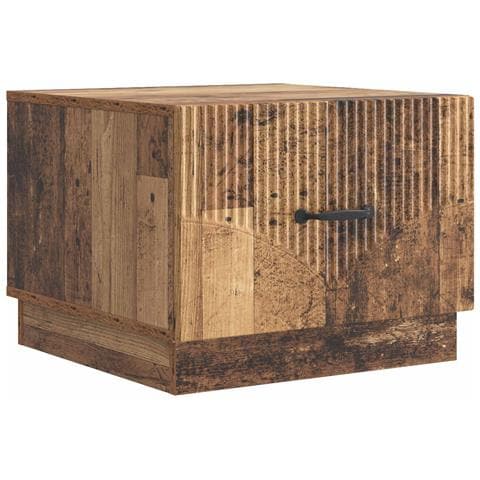 Tavolino da salotto con cassetto Legno antico 49 x 50 x 37 cm - Foto 1
