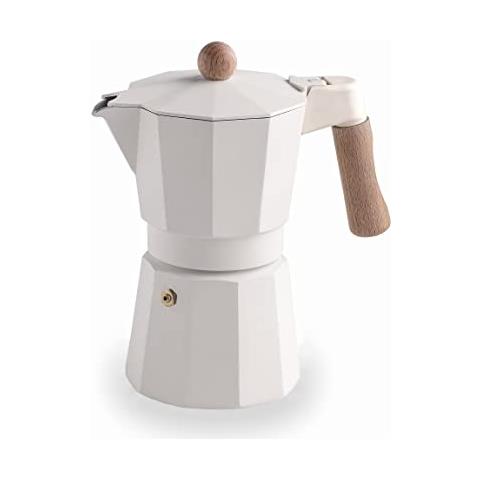 62099 Trento White Caffettiera italiana, macchina per espresso, in alluminio pressofuso - Foto 1