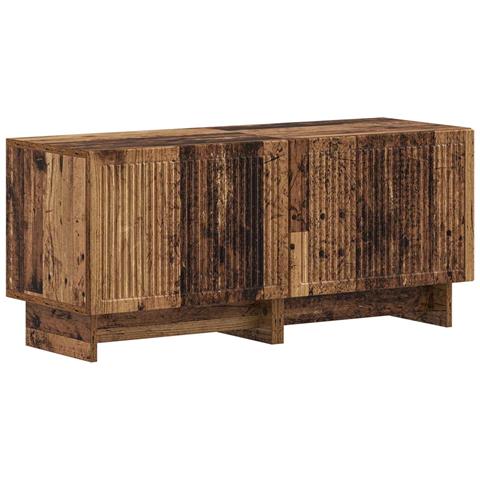 Mobile TV LED a 5 pezzi Legno antico Legno ingegnerizzato - Foto 2