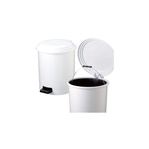 pattumiera a pedale ruf in ppl bianco 20lt - Foto 1