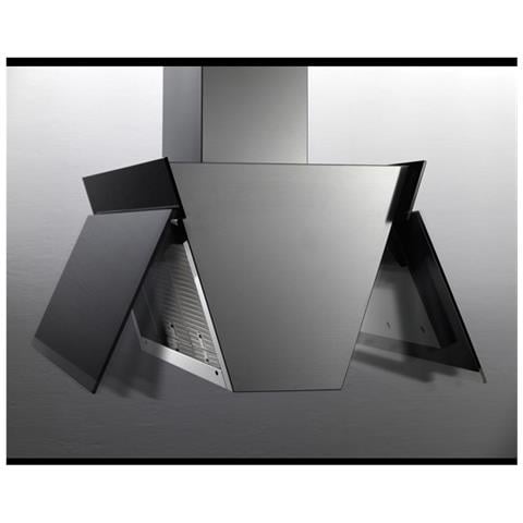 Cappa Butterfly Isola da 90cm Nera 800 m3 / h - Foto 5