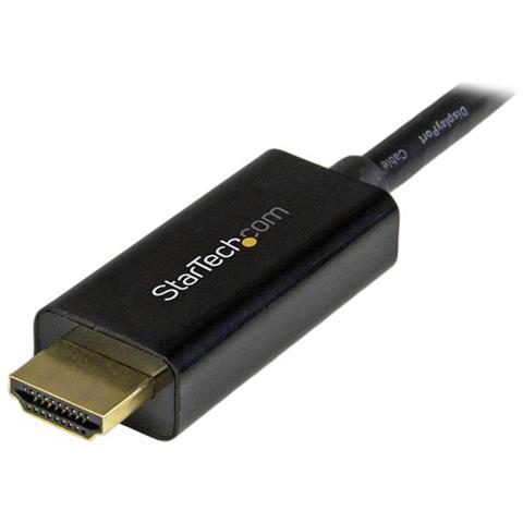 Cavo convertitore adattatore DisplayPort a HDMI con cavo integrato - mDP a HDMI da 1m - 4K - Foto 2