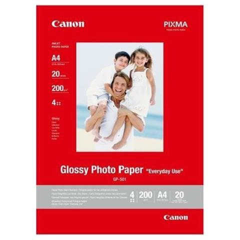 GP-501 A 4, lucido 200 g, 20 fogli - Foto 1