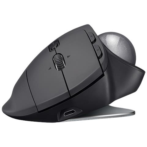 Mouse Trackball MX ERGO 8 Tasti 440 dpi Colore Grafite - Foto 2