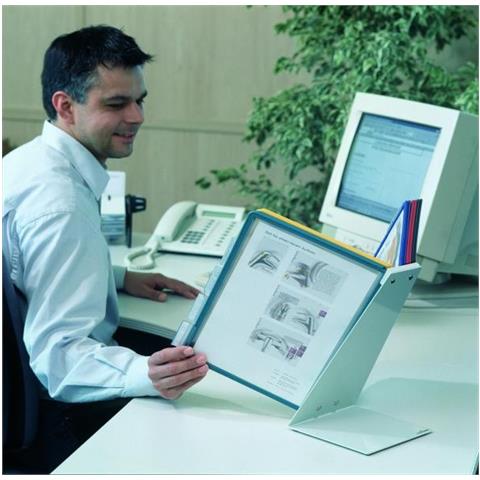 Vario Table 10 Leggio Da Tavolo 10 Pannelli Ppl A4 Assortiti - Foto 1