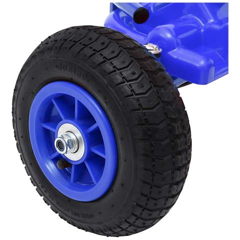 Go Kart A Pedali Con Pneumatici Blu - Foto 2