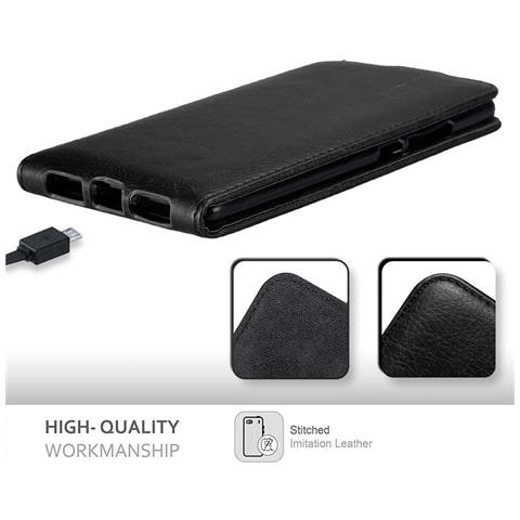 Custodia Compatibile Con Huawei Mate S In Nero Di Notte - Coperchio Protettivo In Design Flip Con Chiusura Magnetica - Foto 8