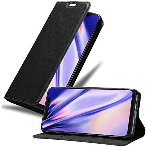 Custodia Compatibile Con Xiaomi Mi 8 In Nero Di Notte - Coperchio Protettiva Con Chiusura Magnetica, Funzione Stand E Tasca Per Le Carte - Foto 1