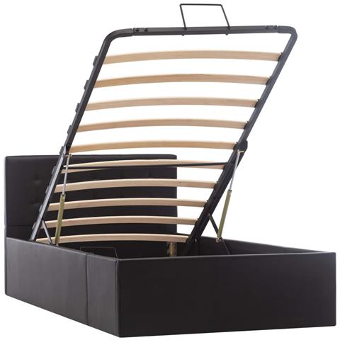 Giroletto Con Contenitore Idraulico Nero Similpelle 100x200cm - Foto 10