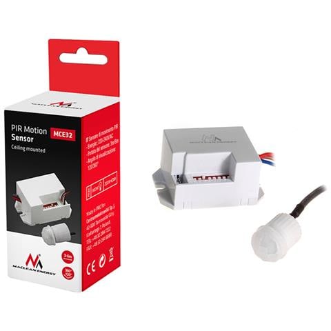 rilevatore Movimento Con Sensore Pir Esterno Sensore Pir 2300w Con Sonda Esterna 360° - Foto 3