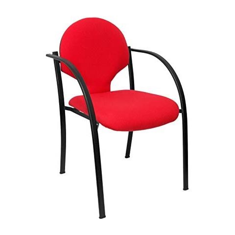 Pack220naran350 - pack Di 2 sedie Da Ufficio, Rosso - Foto 1