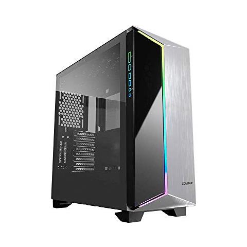 Dark Blader G Premium Mid Tower Gaming Case In Alluminio Spazzolato E Vetro Pannello Frontale Con Rgb E Vetro Laterale - Foto 1