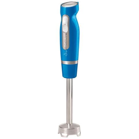 Frullatore ad Immersione SHB 4462BL con Potenza 100 Watt + Accessori Bicchiere Tritatutto Frusta Colore Blu - Foto 2