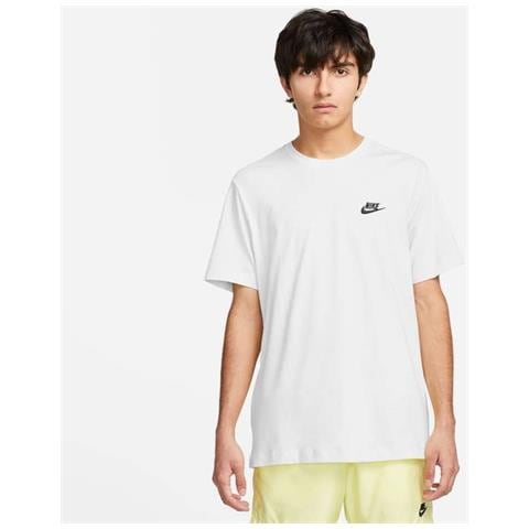 T-shirt Nsw Club Uomo Taglia 2XL Colore Bianco - Foto 1