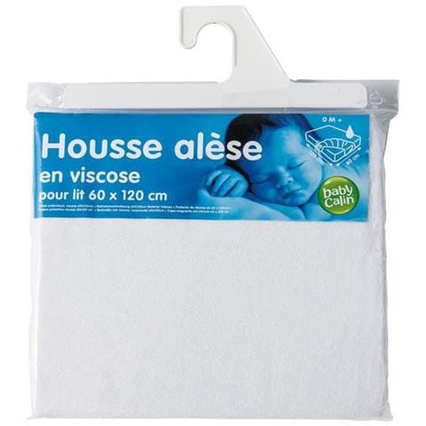 Alese Housse 60x120cm Ponge Viscose Bambou - Foto 1