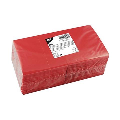 82898 tovagliolo di carta Carta velina Rosso 250 pz - Foto 1