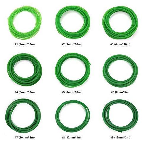 High-performance Poliuretano Green Belt Superficie Ruvida Pu Poliuretano Rotonda Cinghia Per Drive Trasmissione 2 Millimetri 3 Millimetri 4 Millimetri 5 Millimetri 6 Millimetri 8 Millimetri 10mm 12mm 15 Millimetri (2 Mm 10m) - Foto 1