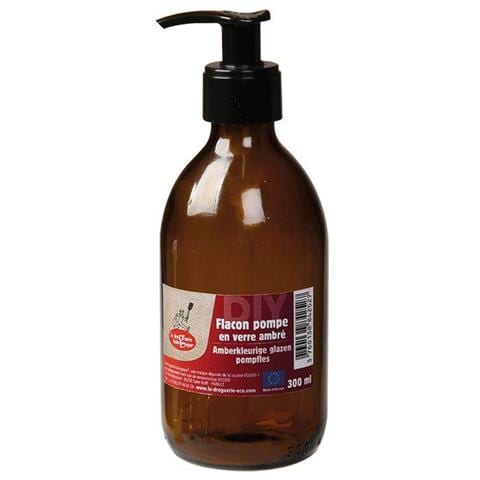 Bottiglia Per Pompa - Vetro Ambrato - 300 Ml - Foto 1
