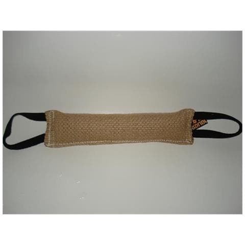 Addestramento Gioco Cane Tug In Nylon E Cotone 45 X 7 Cm 2 Maniglie - Foto 1
