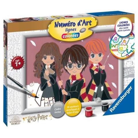 Harry Potter - Number Art - Medium - Ritratto Di Gruppo - Foto 1