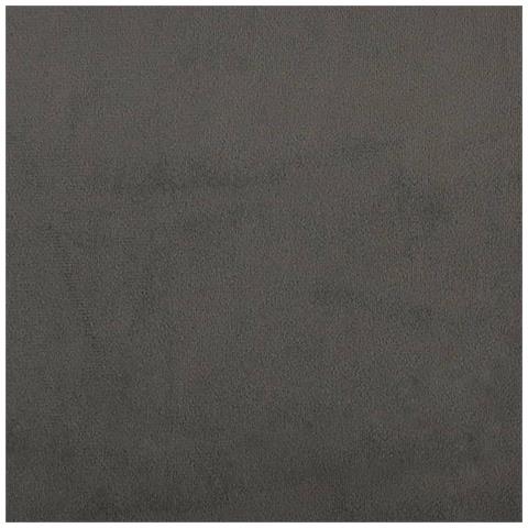 Materasso A Molle Grigio Scuro 90x190x20 Cm In Velluto - Foto 5