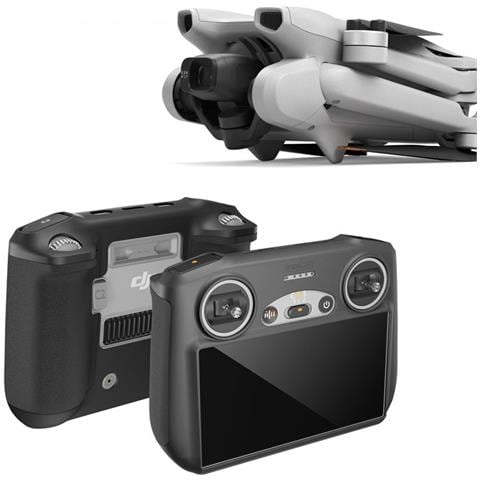 Custodia Protettiva In Silicone Per Dji Mini 3 Pro /mini 3 Rc- Design Antiscivolo Black - Foto 3