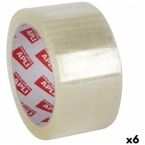 Nastro Adesivo 48 Mm X 66 M Trasparente (6 Unità) - Foto 1