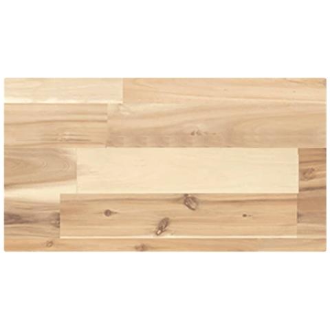 Piano Per Tavolo 60x20x4cm Rettangolare Legno Massello Acacia - Foto 2