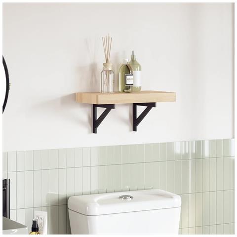 Piano Per Tavolo 60x20x4cm Rettangolare Legno Massello Acacia - Foto 1