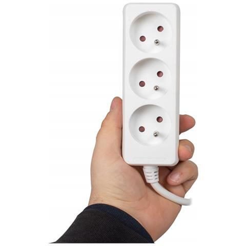 Cavo Di Prolunga 3mb 3gn+0 3x1.0mm Ip20 (lb0080-3) Va0304-3 - Foto 2