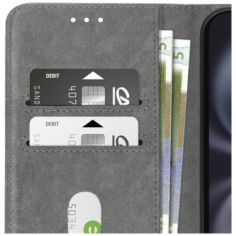 Custodia Per Iphone 16 Copertina Portafoglio Supporto Video - Foto 5
