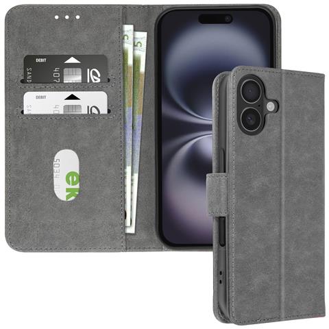 Custodia Per Iphone 16 Copertina Portafoglio Supporto Video - Foto 1