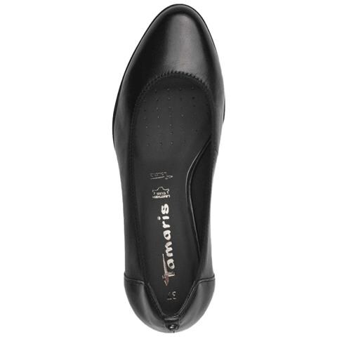Black Elegant Closed Pumps High Scarpe Con Tacco Pelle Scarpe Donna Nero Eu 37, 1-22416-43 001 - Foto 3