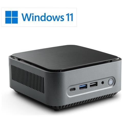Pc Narrow Box Intel Core i3N305 Hexa Core 3.8 GHz Ram 16 GB SSD 1 TB 4xUSB 3.1 Windows 11 - Foto 1