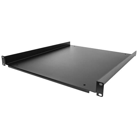 Mensola Rack 19" 1U - Ripiano per Armadio Rack 19 pollici a sbalzo per Dispositivi e Apparecchiature di rete non installabili a Rack; Struttura Resistente con portata fino a 25kg, Profondità 50 cm - Foto 1